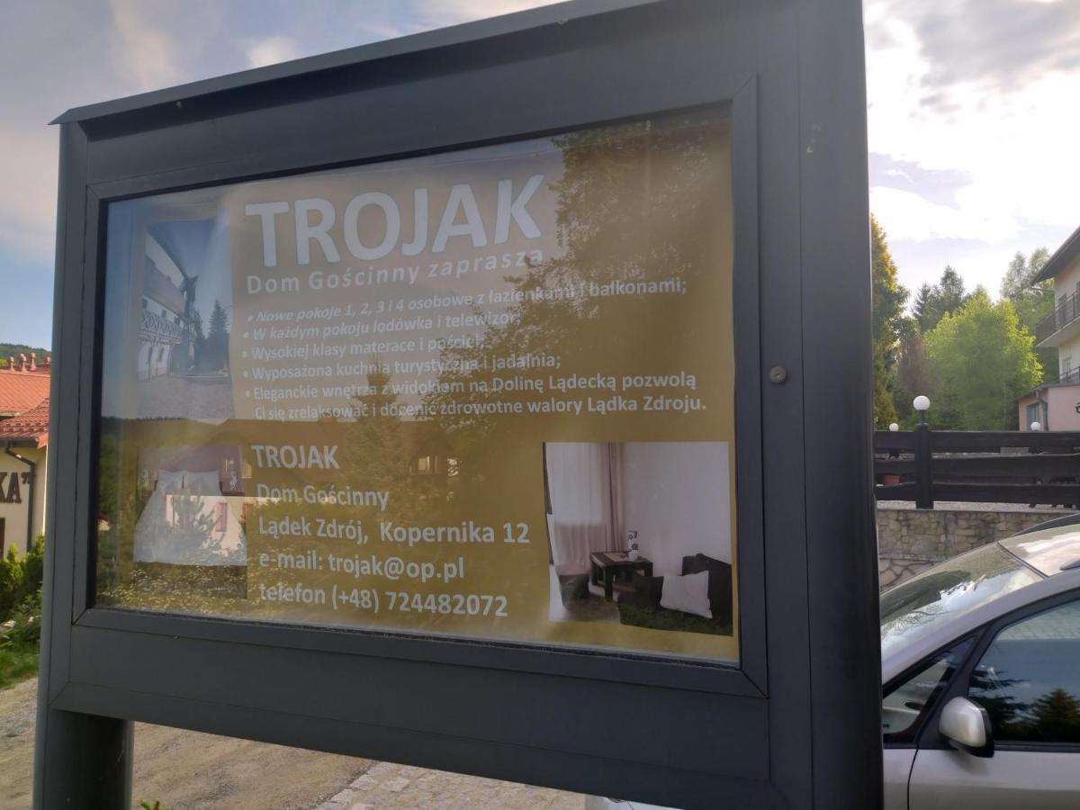 Lądek-Zdrój Pensjonat Trojak מראה חיצוני תמונה